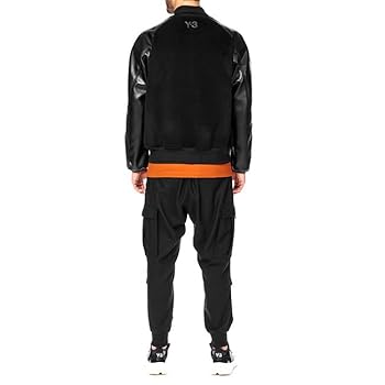 美品　Y-3(ワイスリー)バーシティジャケット スタジャン Y-3 ワイスリー プリマロフト バーシティジャケット スタジャン
